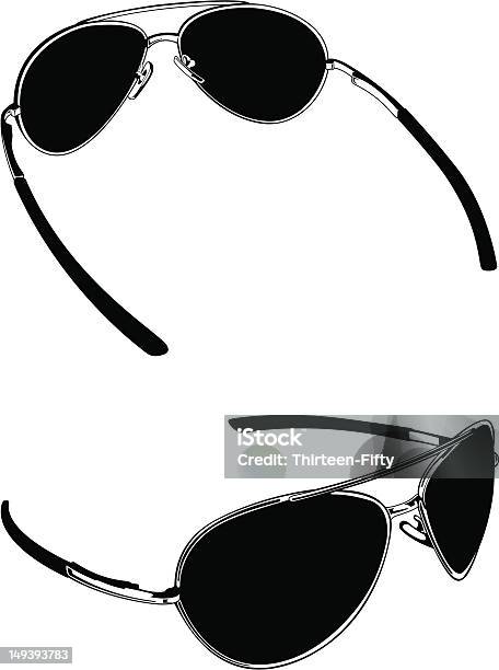 Sun 글라스잔 선글라스에 대한 스톡 벡터 아트 및 기타 이미지 - 선글라스, 조종사 안경, 0명
