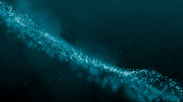istock Abstract Wave of Luminous Particles 1493941206