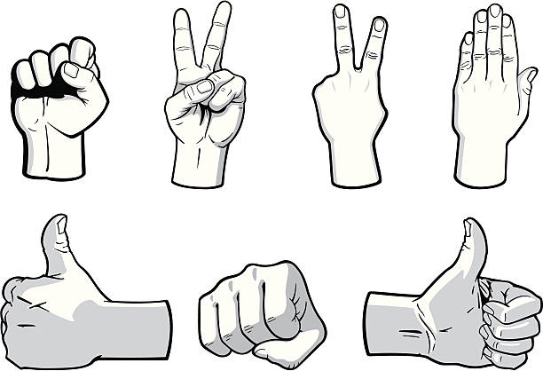 Sign Language Hello Hand Some 930+ Hello Sign Language Stock Illustrations, Royalty-Free Vector ...