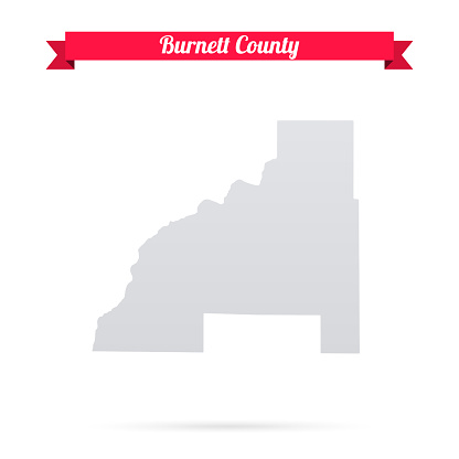 Ilustración de Condado De Wisconsin Mapa Sobre Fondo Blanco Con