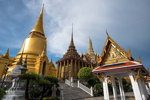 Phra Mondop is a Buddhist library that was build in 1789, holds the Canon of Buddha, sacred scriptures written on palm leaf.