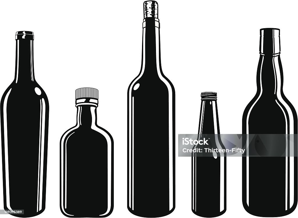 Bouteilles&nbsp;! - clipart vectoriel de Alcool libre de droits