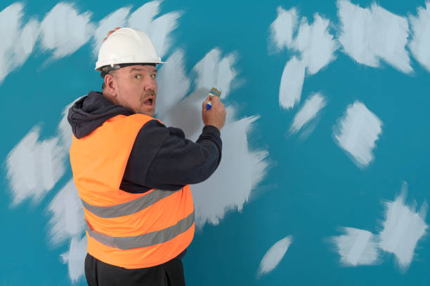 istock Deadlines are running out. The painter does not have time to complete the work on time 1493959729