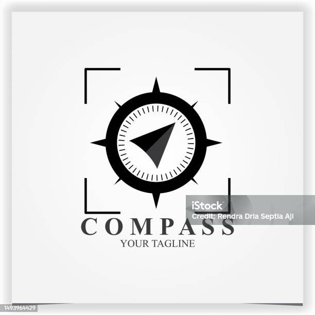 Modern Compass Logo Premium Elegant Template Vector Eps 10 Stock ...