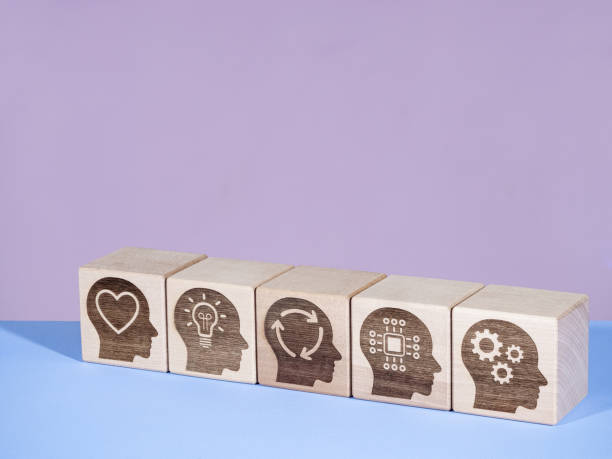 istock Power skills symbols on wood blocks as management evolution concept 1493965231