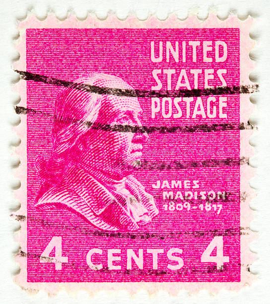 istock President James Madison postage stamp 1938 149396833