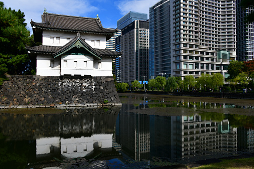 Osaka,Japan -December,18:The castle is one of Japan's most famous landmarks and it played a major role in the unification of Japan during the sixteenth century, Osaka Castle Japan