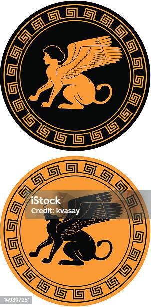 Greek Sphinx Stock Illustration - Download Image Now - Greek Mythology, Illustration, Sphinx
