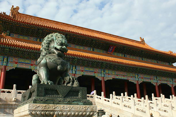 istock Lion Statue in forbidden city 149397366