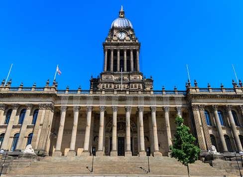 Leeds Town Hall, Leeds, West Yorkshire.