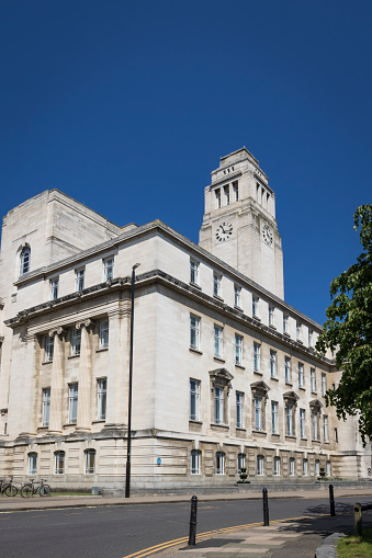 Leeds University campus. Parkinson Building.