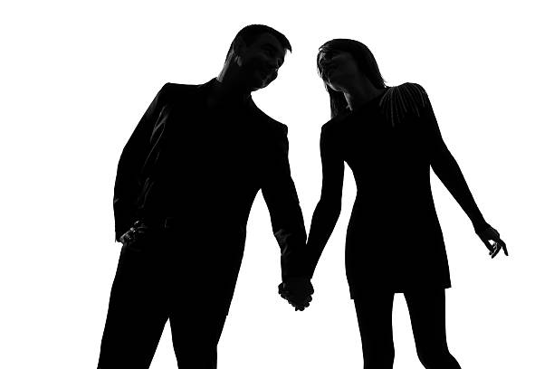 istock one couple man and woman holding hands 149398432