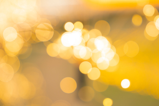 Abstract blur golden glitter sparkle background festive background concept