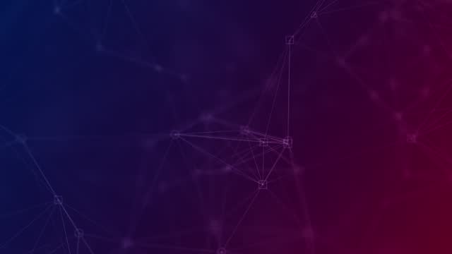 4K Abstract Technological Network Background - Loopable