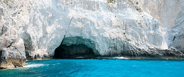 Blu grotta di Zante - foto stock