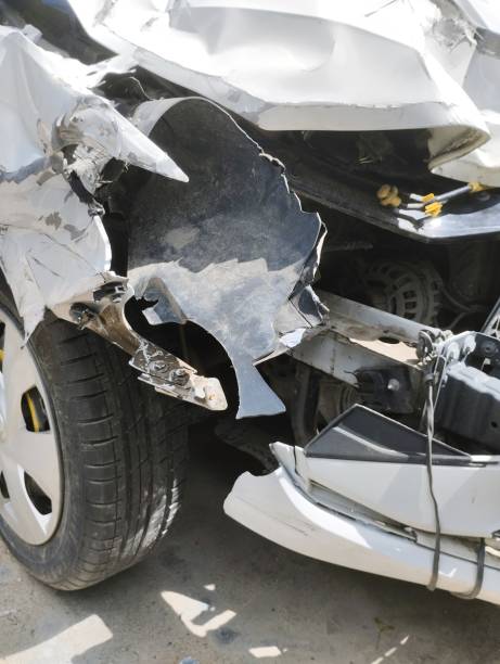 istock Car after a traffic accident 1494003122
