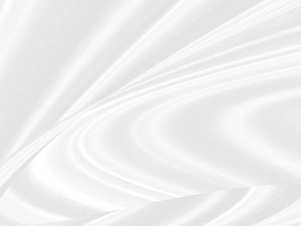 istock Clean fashion soft fabric textile woven beautiful abstract smooth curve shape decorative white and gray background 1494003425