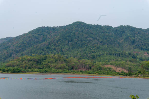 istock Lake and luxurious mountain, Thakhek loop, Laos 1494019883