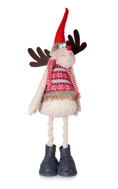 istock Scandinavian traditional gnome with deer horns 1494025928