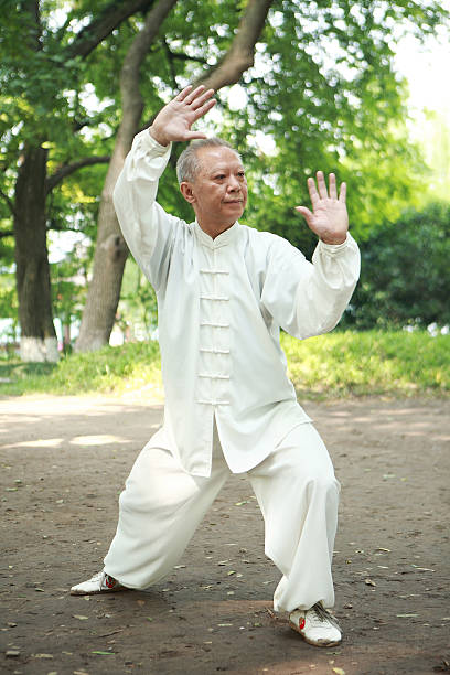 istock asian old man taichi outdoor 149402619