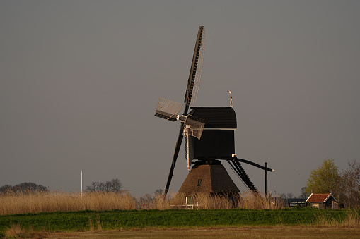The Broekmolen near the Dutch village of Streefkerk