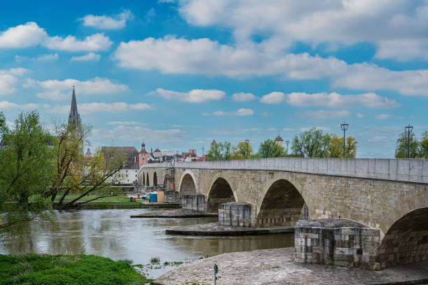 istock The Stone Bridge in Regensburg, Germany 1494031814
