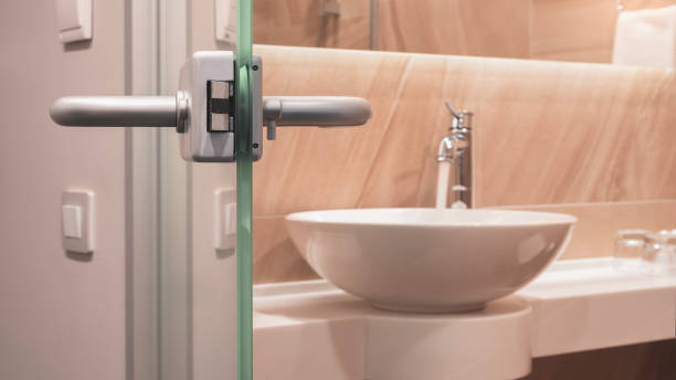 istock Hygiene concept. Water flowing from faucet. 1494039076