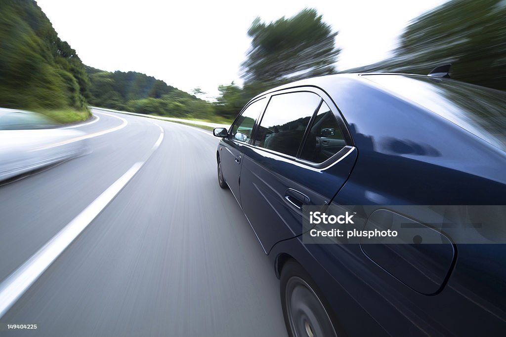 La voiture se déplace à grande vitesse - Photo de Abstrait libre de droits