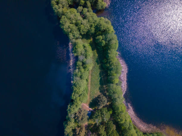 istock Woodland Lakescape - Nature's Dual Blessing 1494046947