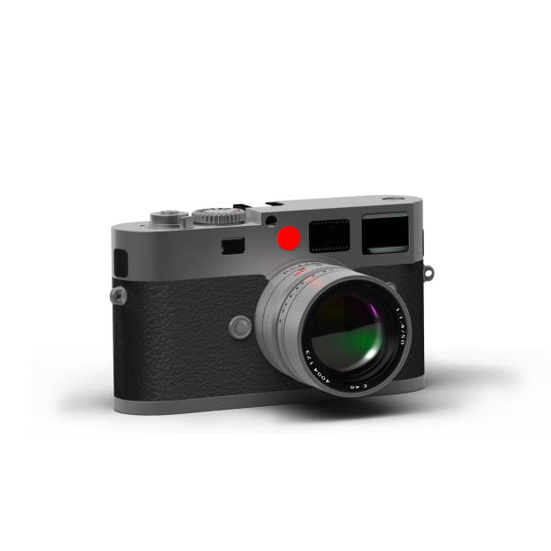 istock Isolated SLR camera on white background suitable for your device concept. 1494048849