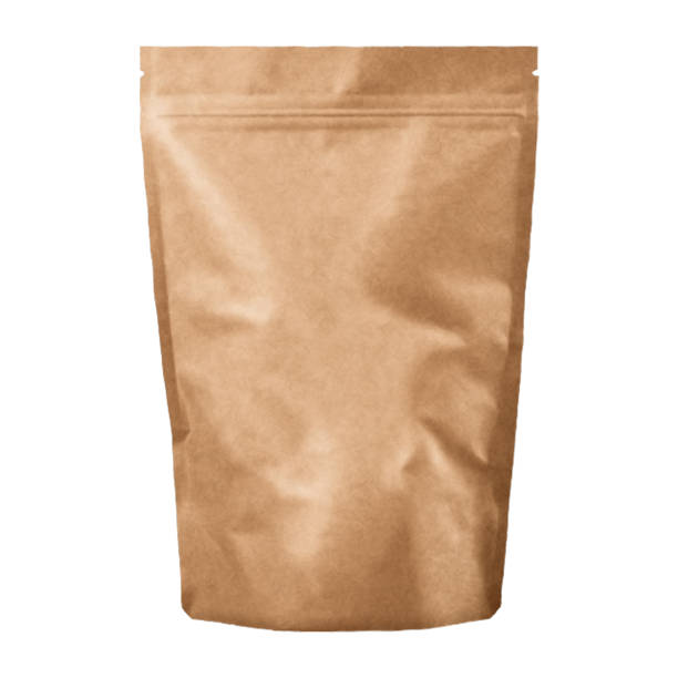 istock Blank brown coffee seeds bag suitable for your mockup concept. 1494050569