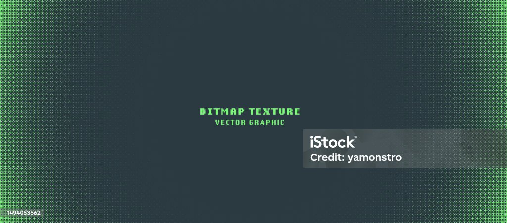Dither Pattern Bitmap Texture Vector Round Halftone Gradient Abstract ...