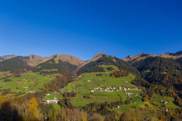 istock Typical landscape near Sankt Gerold and Bludenz, Bregenzer Wald, Bregenz district, Vorarlberg, Austria 1494056960