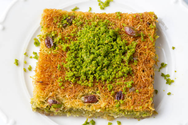 istock Turkish dessert antep kadayif - pistachio kadayif 1494058286