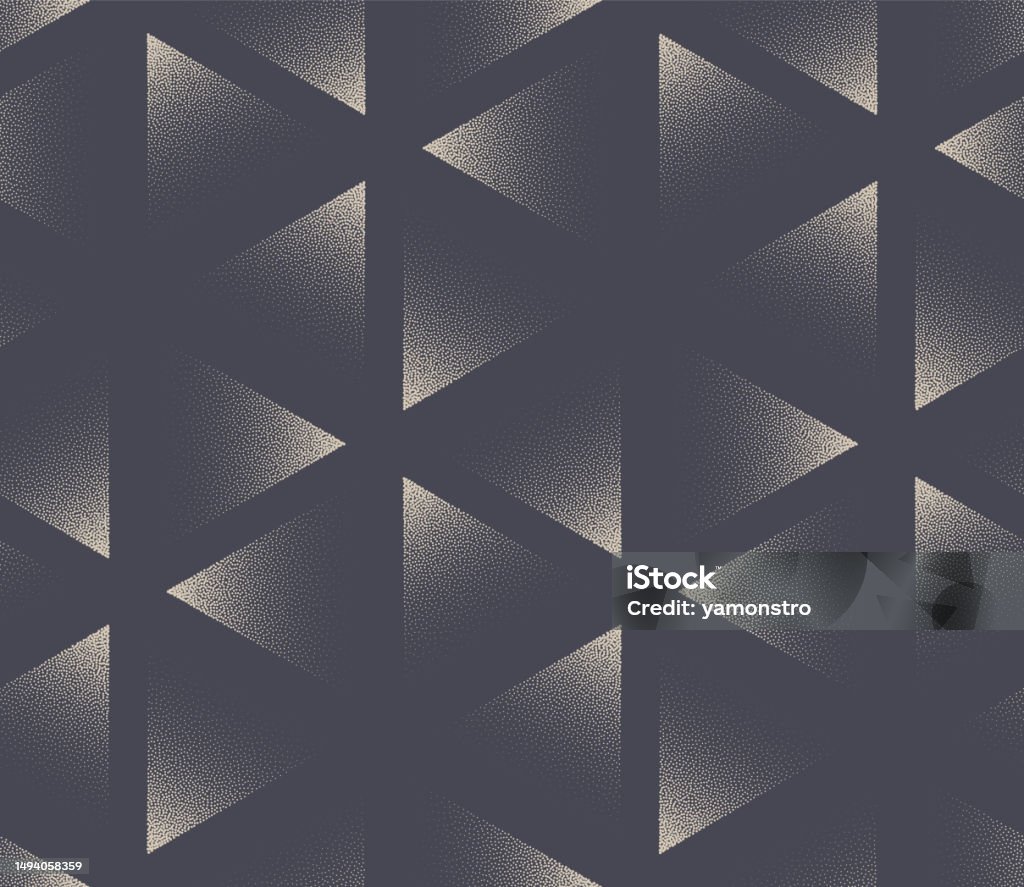 Sparse Set Pattern Sparse Triangles Seamless Pattern Trend Vector Dotted Classy Abstract ...