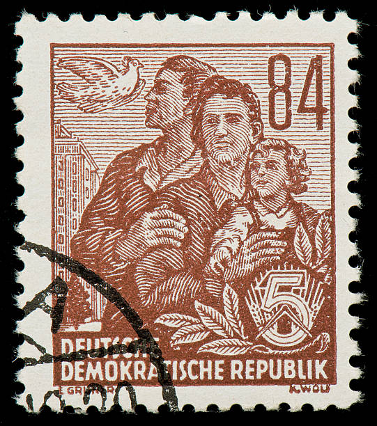 istock German postage stamp dedicated to East Germany 149406705
