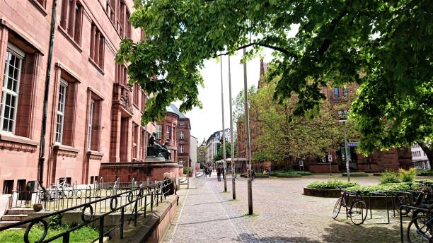 istock Germany. Beautiful streets of Freiburg. Freiburg University. 1494083736