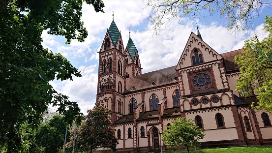 Catholic Charch Herz Jesu in Freiburg city.