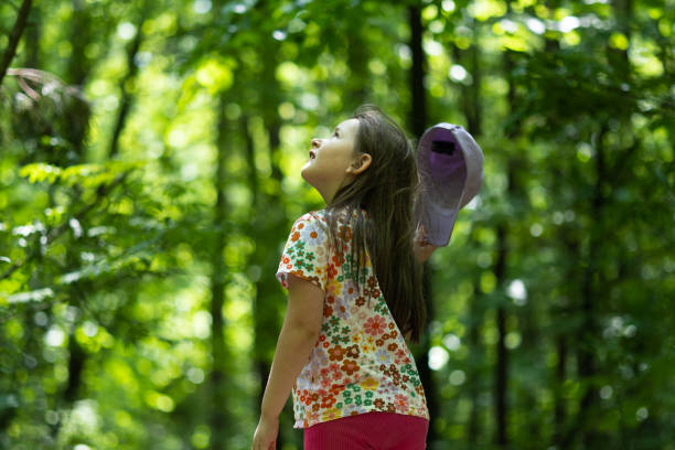 istock Young Girl in Forest 1494084293