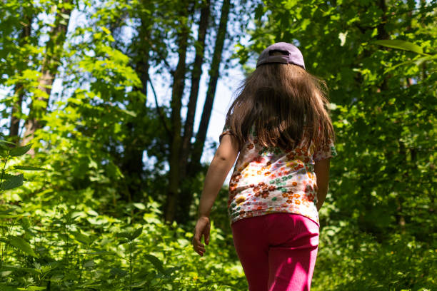 istock Young Girl in Forest 1494086494
