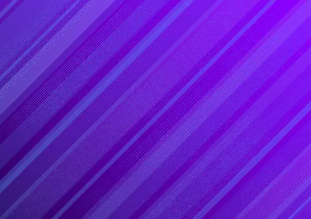 Vector illustration of Purple blue abstract lines background