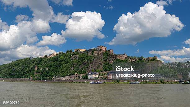 Ehrenbreitstein Fortaleza De Koblenz Alemanha - Fotografias de stock e mais imagens de Cúmulo - Cúmulo, Festung Ehrenbreitstein, Alemanha