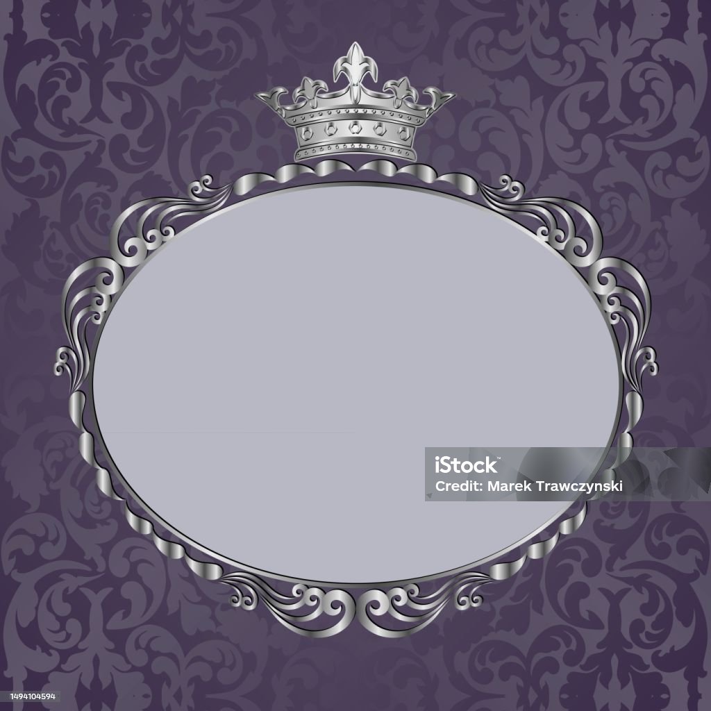 Royal Name Frame Royal Frame Stock Illustration - Download Image Now - Art, Art Product ...
