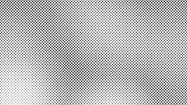 Grunge halftone background with dots Grunge halftone background with dots. Black and white pop art pattern in comic style. Monochrome dot texture. Vector illustration back scratch stock illustrations