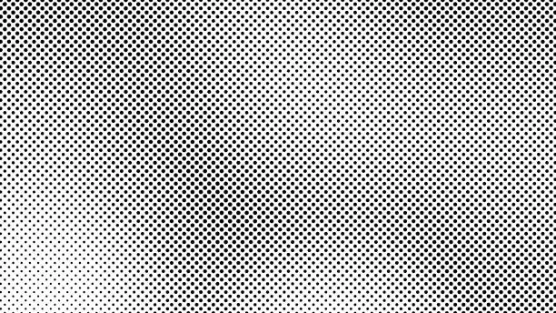 Vector illustration of Grunge halftone background with dots