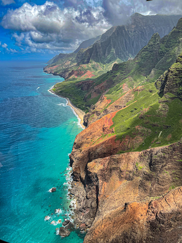 Na Pali Coast in Kauai, Hawaii