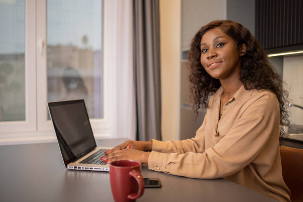 istock Young entrepreneur is working from home 1494121124