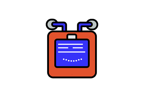 Bot Head Bot Head Robot Face Artificial Intelligence Character Tech Support Art ...