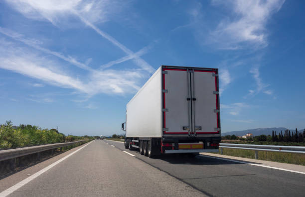 istock Truck on the road 1494123239