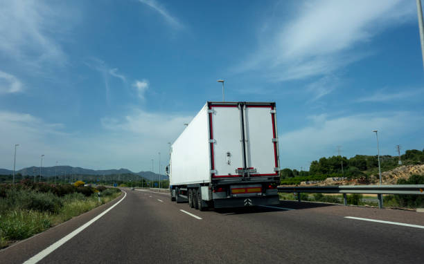 istock Truck on the road 1494123248